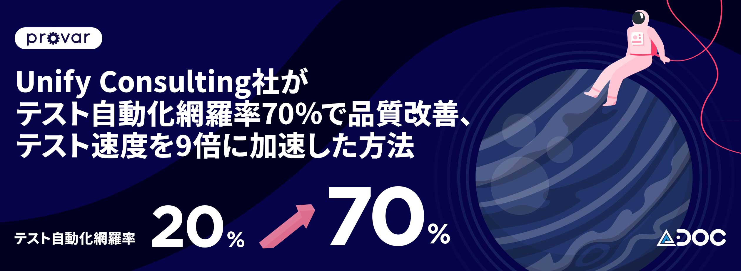 Unify Consulting社がテスト自動化網羅率70％で品質改善、テスト速度を9倍に加速した方法